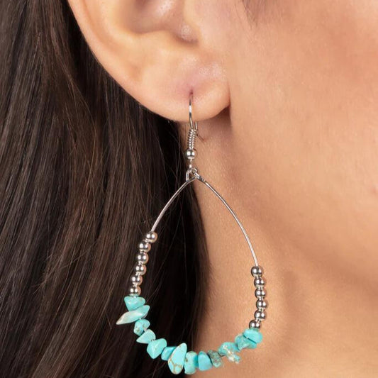 Come Out of Your SHALE Turquoise Earrings